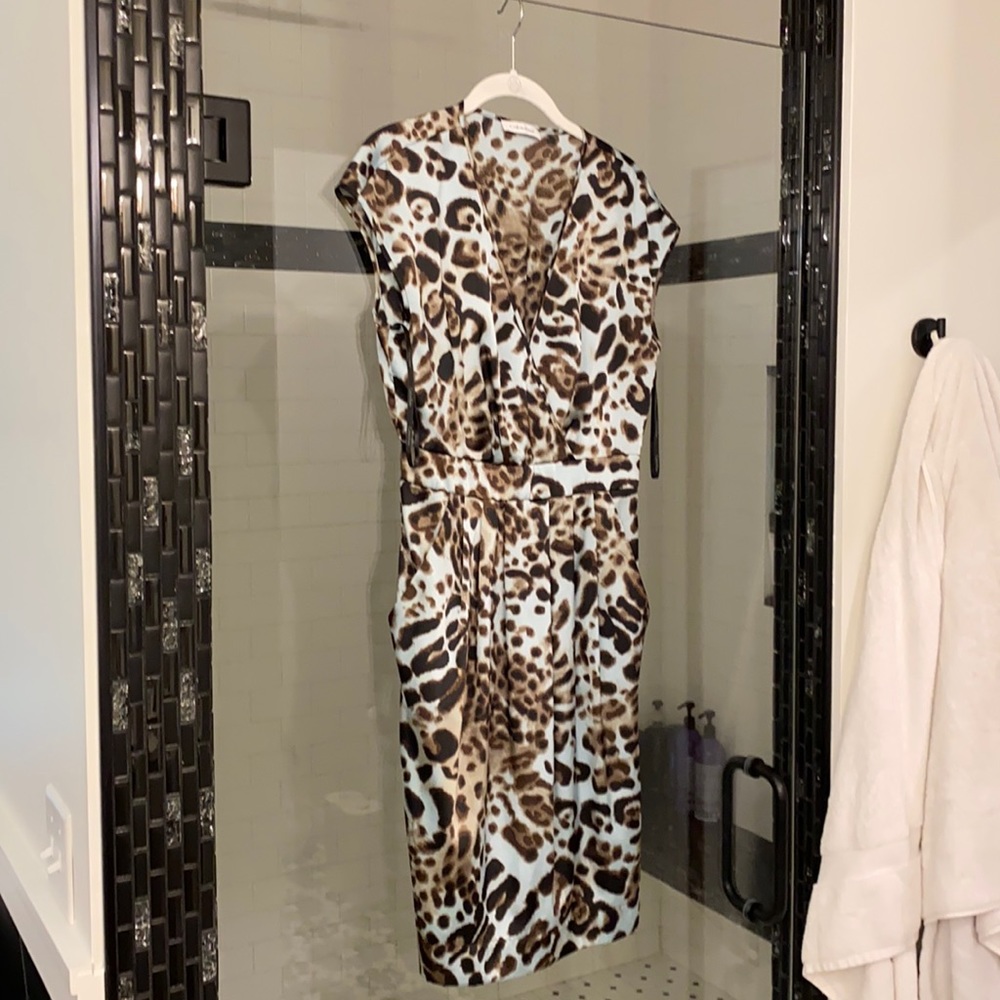 Animal Print Semi-Formal Dress